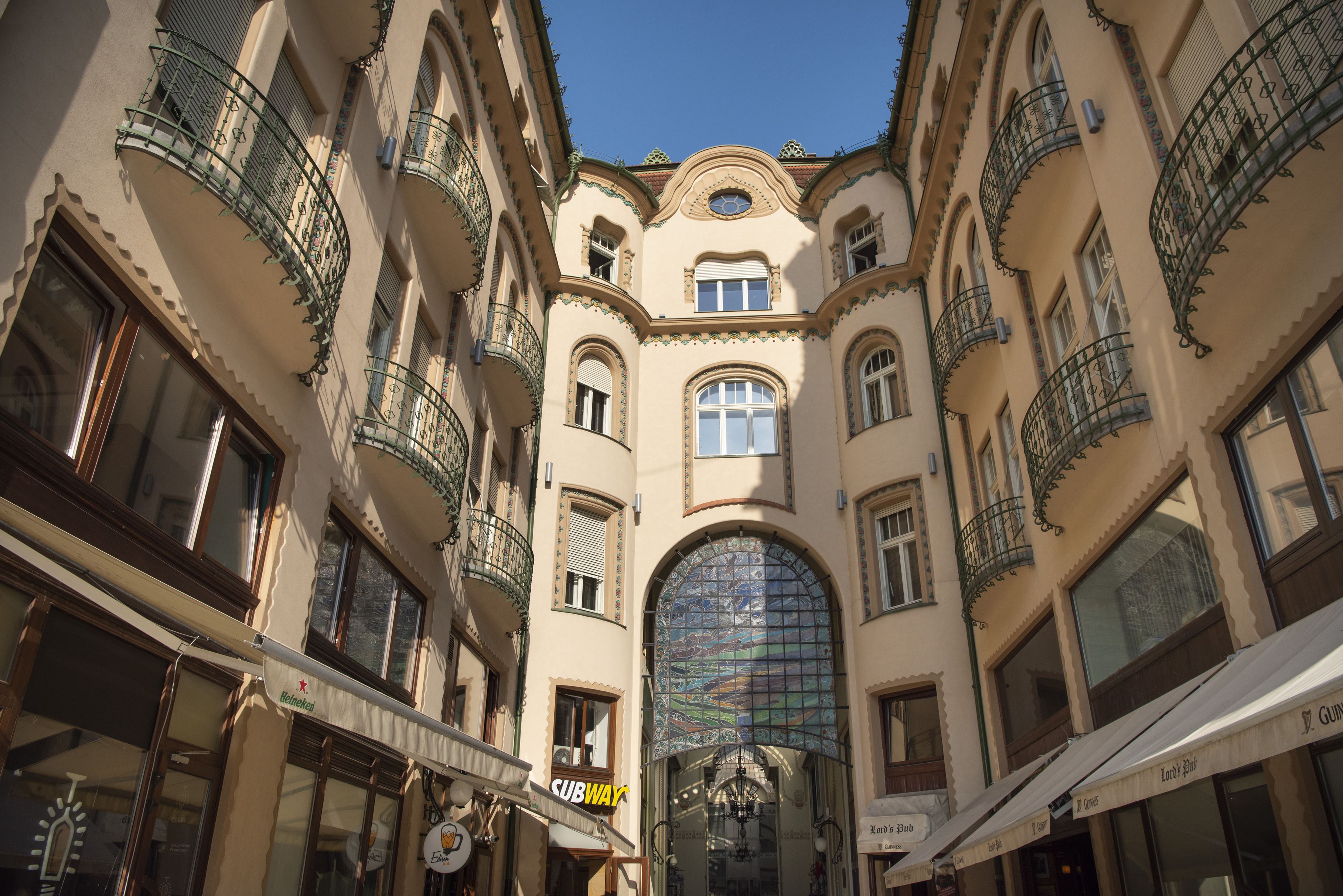 Palatul Vulturul Negru Oradea - detaliu